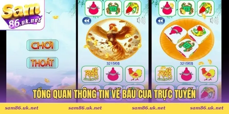 Tổng quan thông tin về bầu cua trực tuyến 